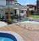Swimming Pool Fence Spigot Glass Railing Silver Structural Glass Railing