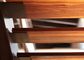 American Oak  Straight Flight Staircase Carbon Steel Plate Stringer