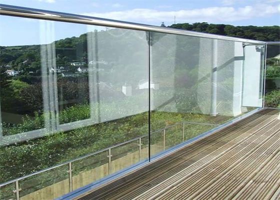 Exterior Aluminum Glass Stair Railing Balcony Systems Balustrades Easy DIY Install