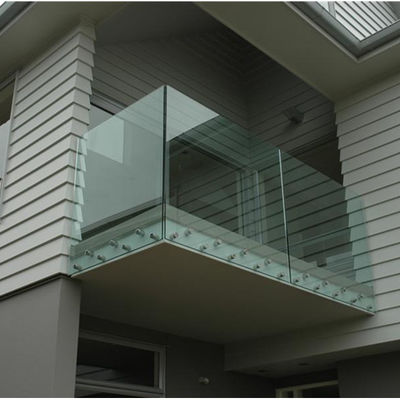 Patch Fitting Stainless Steel Glass Standoff Brackets For Tempered Glass Balustrade