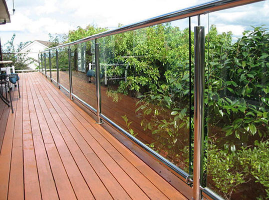 Stain Mirror Balcony Glass Baluster Deck Railing Fashionable Tempered Glass Balusters