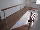 Interior Balustrade Stainless Steel Wire Cable Railing Customized Design
