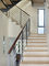 Balcony Stair Stainless Steel Rod Railing Durable Solid Wood Handrail