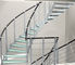 Curved Staircase Stainless Steel Rod Railing Contemporary Rod Iron Railing