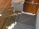 SS 316 Modern Glass Railing Spigot Type Brushed Floor Top Mounted