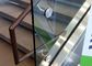 Commercial Building Aluminum Glass Railing U Channel Metal Stair Railing