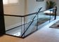 Staircase Aluminum Glass Railing Powder Coated Aluminum Railing Systems