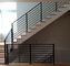 SS 304 316 Metal Tube Stair Railing Home Safety Protection Customized Design
