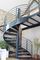 Outdoor Prefabricated Spiral Staircase Carbon Steel Easy Assemble With No Weld