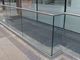 Customize Size U Channel Glass Railing , Outdoor Balcony Systems Balustrades