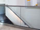 Aluminum U Channel Tempered Glass Balcony Railing For Stair Deck Balustrade
