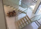 Glass / Steel Railing Solid Wood Stairs Carbon Square Stringer U Shape DIY Installation
