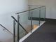 Custom Thickness Baluster Glass Railing Durable For Balcony Stair Safety Fence