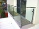 Custom Thickness Baluster Glass Railing Durable For Balcony Stair Safety Fence