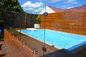 Stainless Steel Spigot Glass Railing Swimming Pool Fence Brushed / Mirror Finish