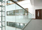 Stairs Deck Aluminum Glass Railing Indoor Floor/ Wall Mounted With Handrails