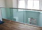 Clear Glass Metal Balcony Railing U Channel Balustrad Stable System Easy Installation