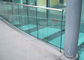 Anodizing Aluminum Glass Railing Mirror / Powder Coating Solid Structure For Apartment